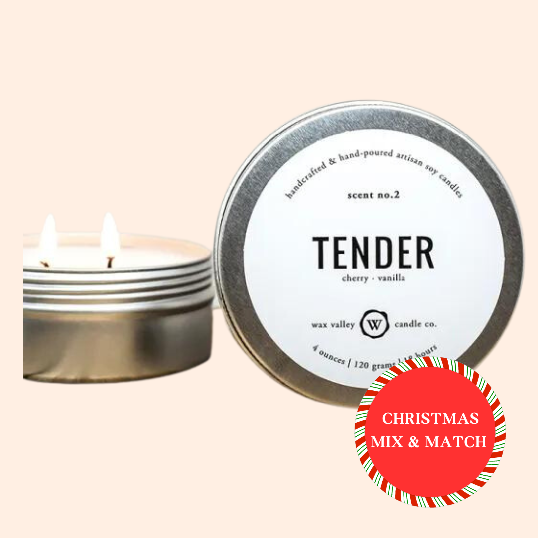 CANDLE TRAVEL TIN // TENDER