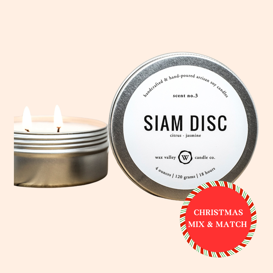 CANDLE TRAVEL TIN // SIAM DISC