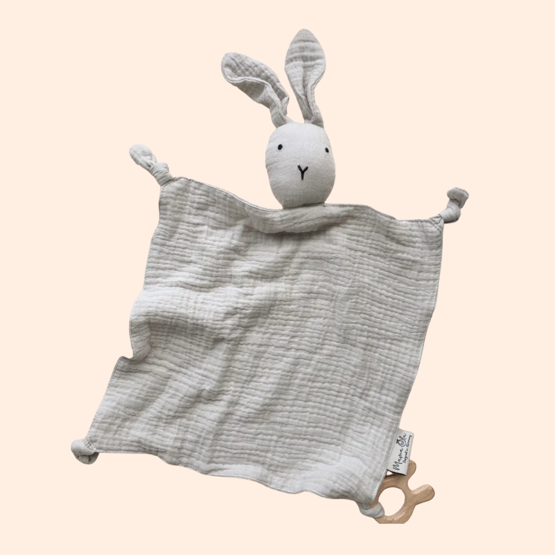 Organic Cotton Bunny Comforter (Grey)